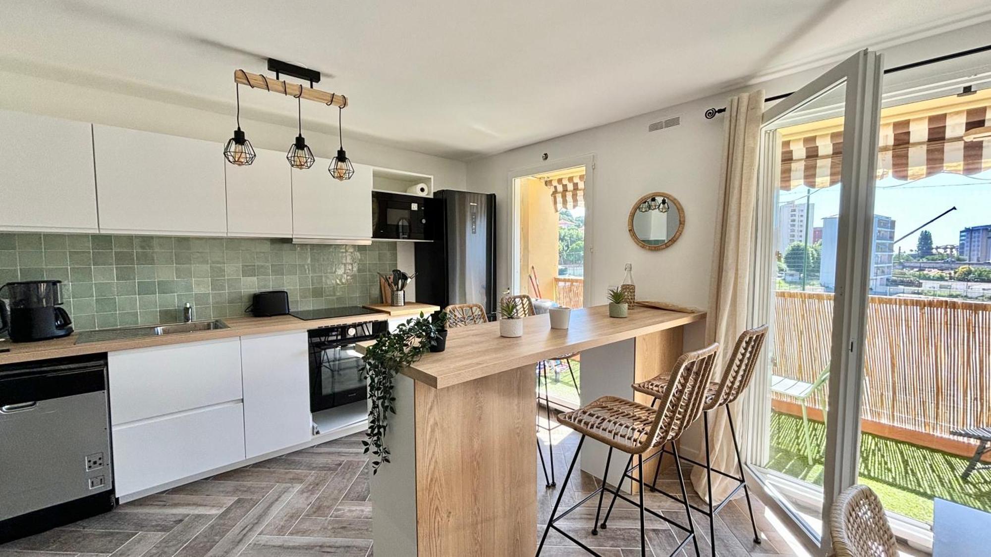 Modern & Cosy 3 Bedrooms Train Tramway Nice Buitenkant foto